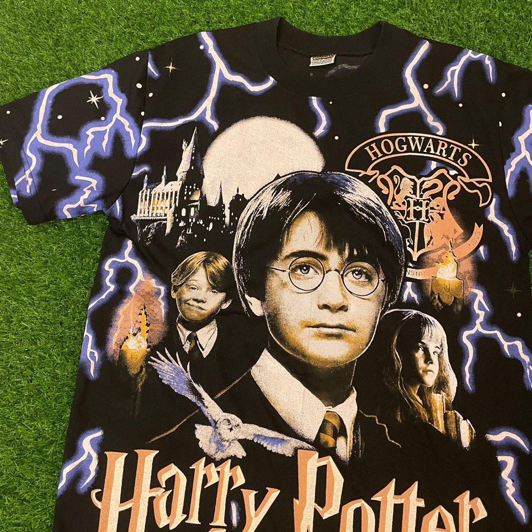 StreetCouture Harry Potter Hogwarts All Over Print Shirt Men s Fashion Tops Sets Tshirts Polo Shirts on Carousell