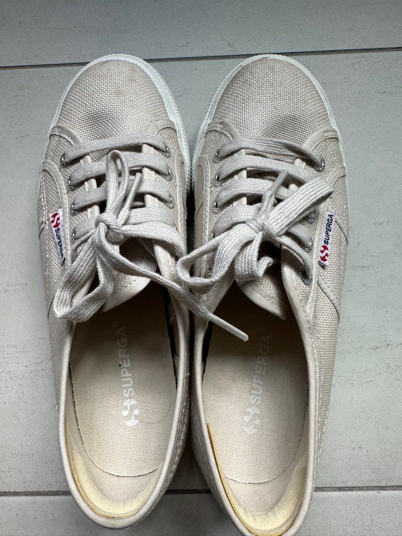 Superga 2790 grey suede flatform trainers hot sale