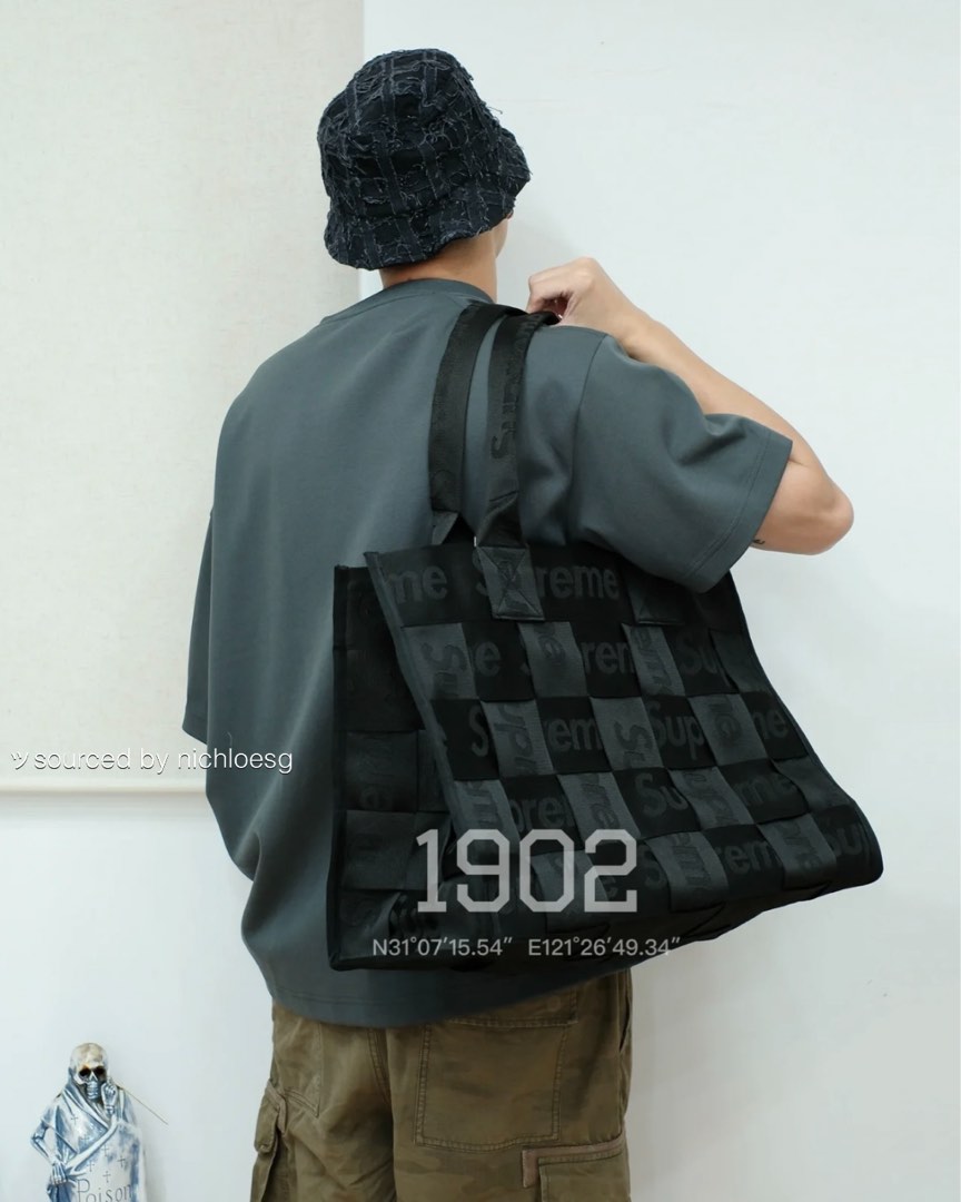 『Supreme』/シュプリーム Woven Large Tote トートバッグ