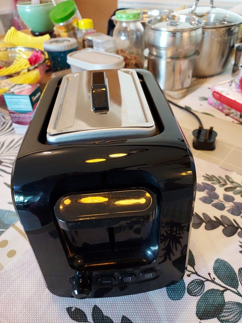 Tefal Stainless Steel Toaster with Lid, TV & Home Appliances, Kitchen