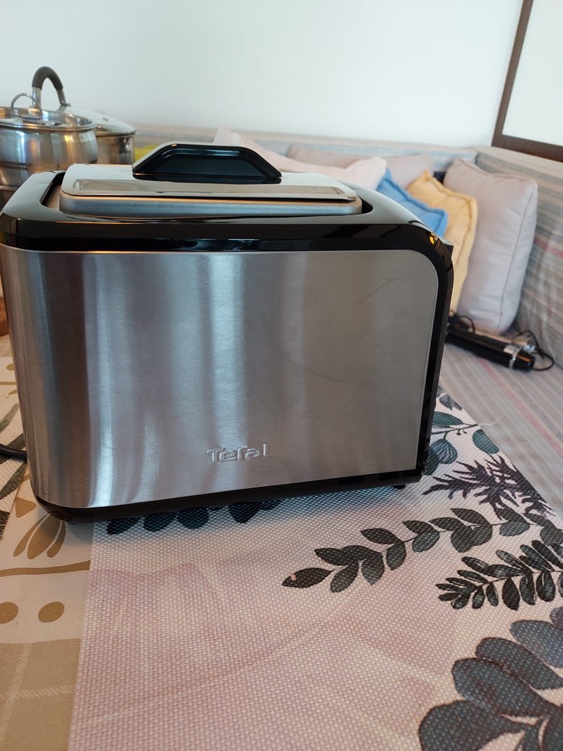 Tefal Stainless Steel Toaster with Lid, TV & Home Appliances, Kitchen