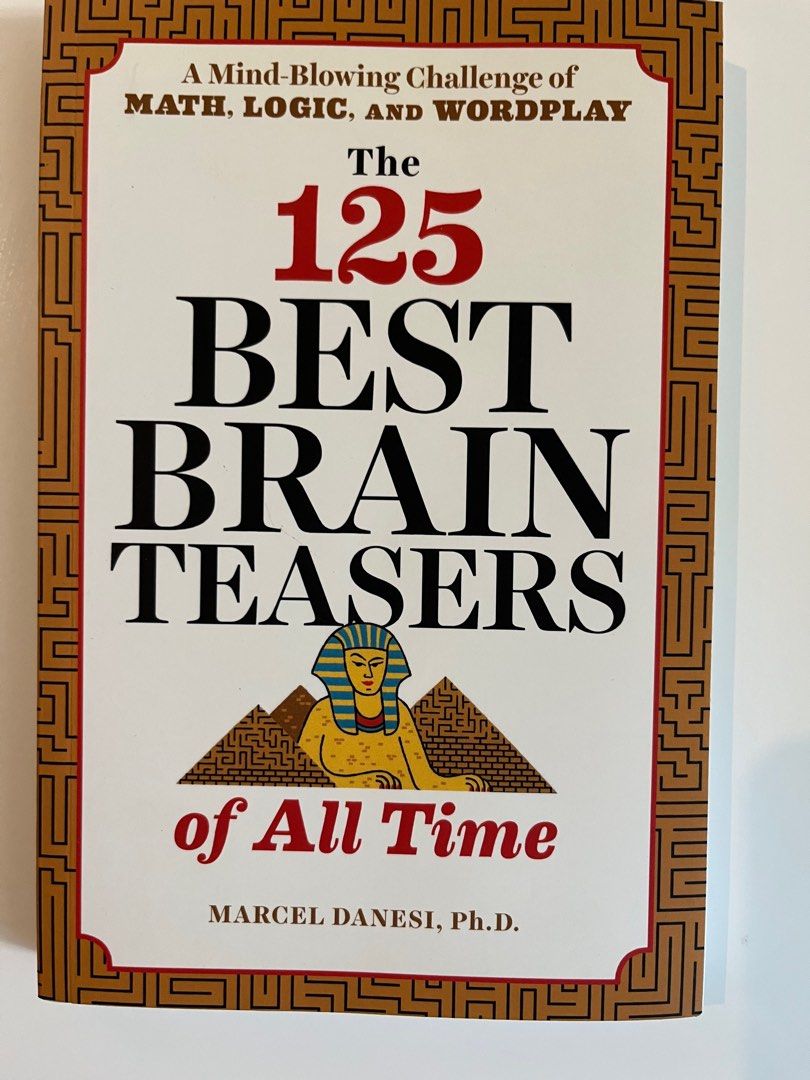 The 125 Best Brain Teasers of All Time, 興趣及遊戲, 書本 & 文具, 小說 & 故事書