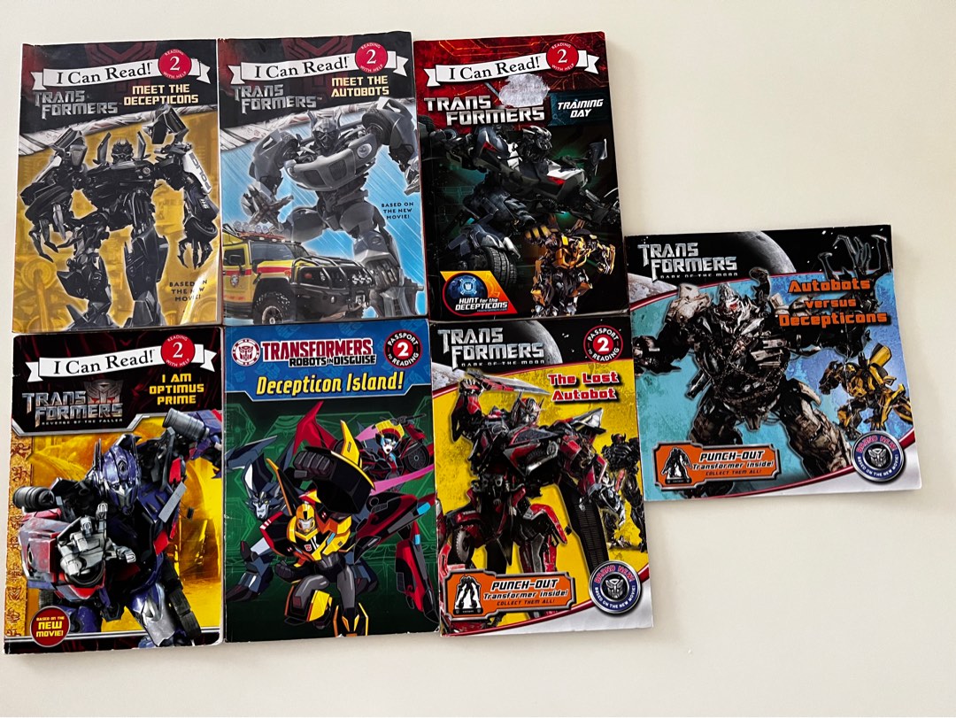 Transformers books, Hobbies & Toys, Books & Magazines, Children's Books ...