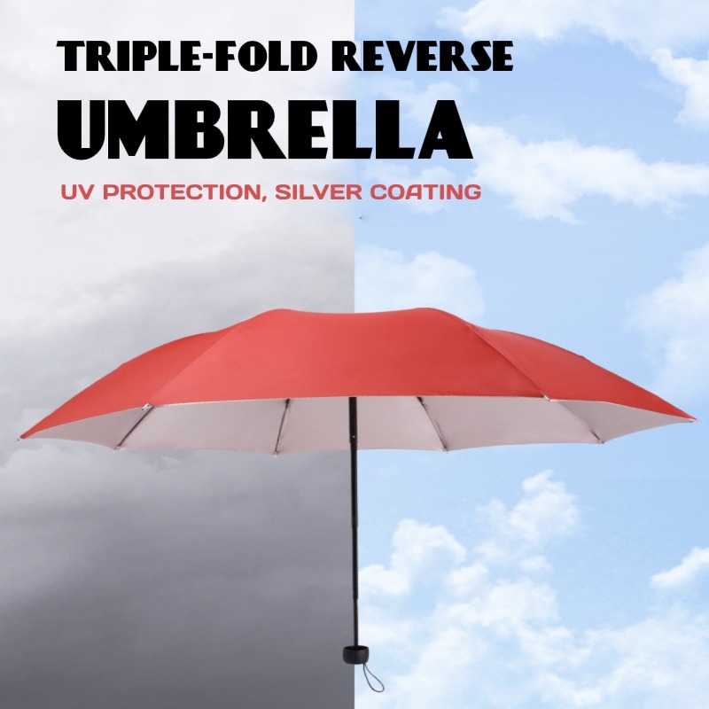 Umbrella 8 Ribs Bones Manual Sunscreen UV Protection Super Windproof