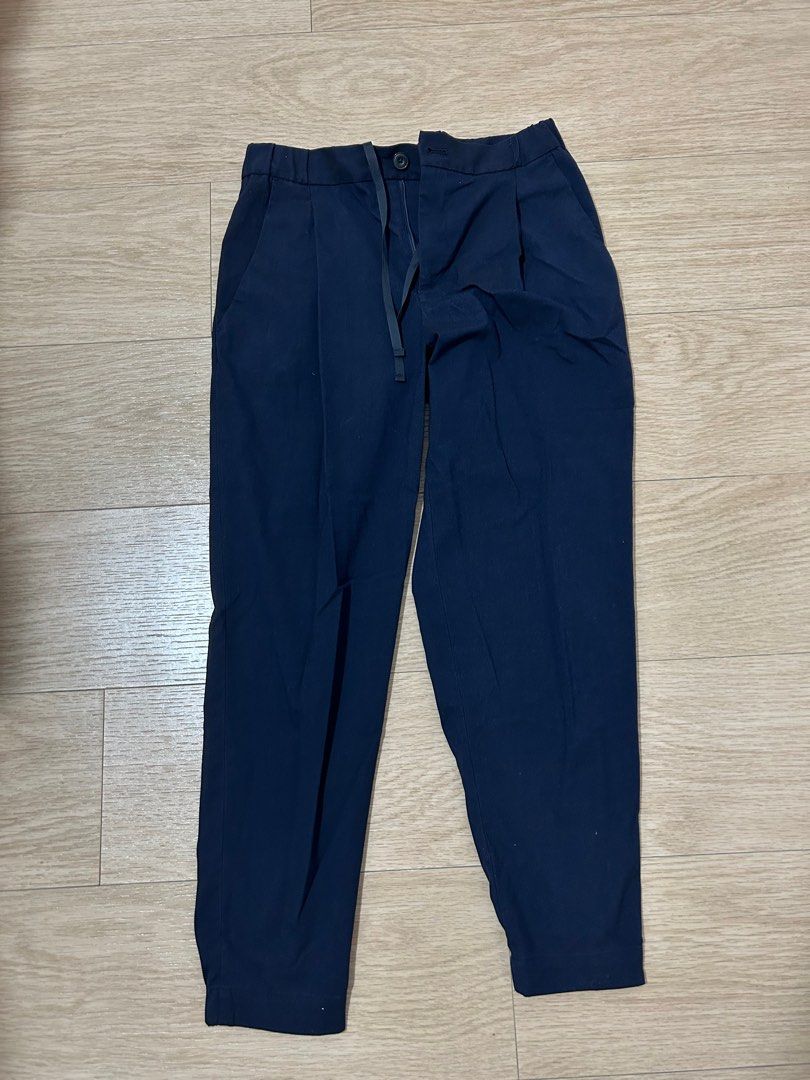 Women's Ultra Stretch Airism Jogger Pants with Quick-Drying, Navy, 2XL