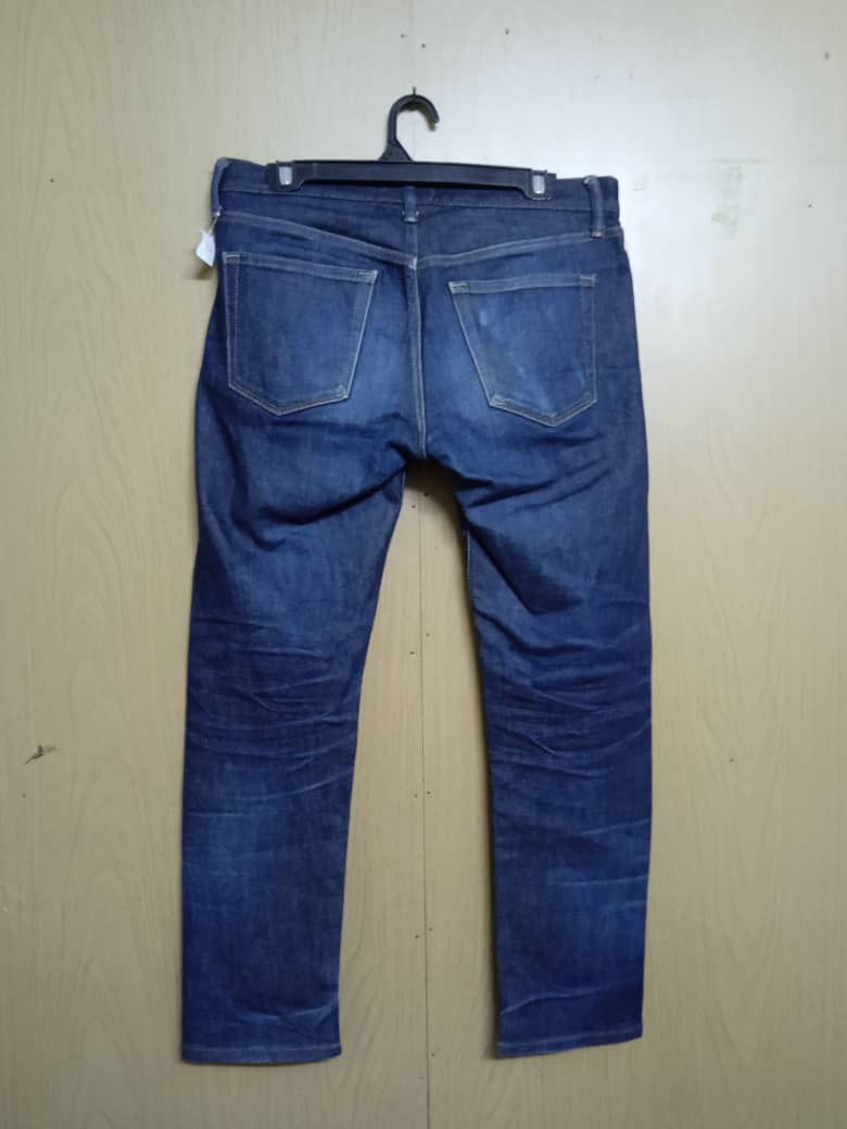 Any love for Uniqlo denim? About 12 months of wear : r/rawdenim