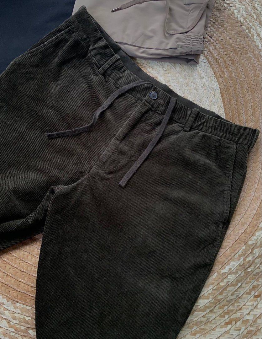 MEN'S SMART ANKLE PANTS CORDUROY