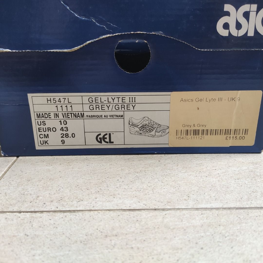 Asics us 10 in cheap uk size