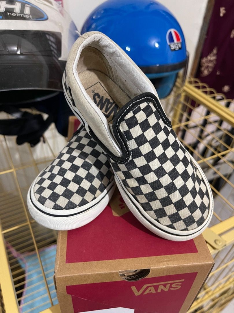 Checkerboard vans toddler top