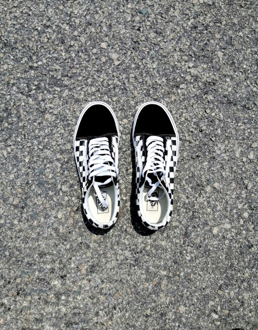 Checkerboard vans tumblr discount