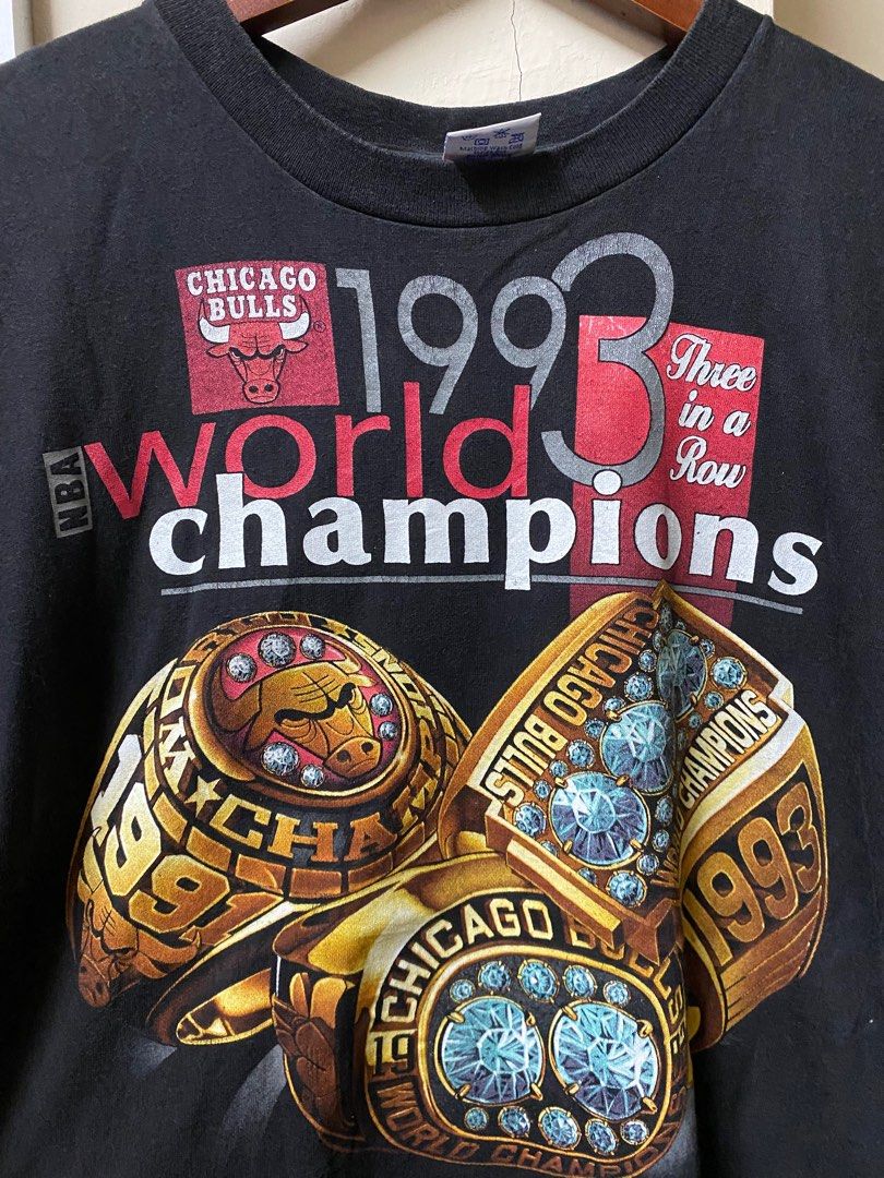 vintage Chicago Bulls championship tee, Men's Fashion, Tops & Sets, Tshirts  & Polo Shirts on Carousell