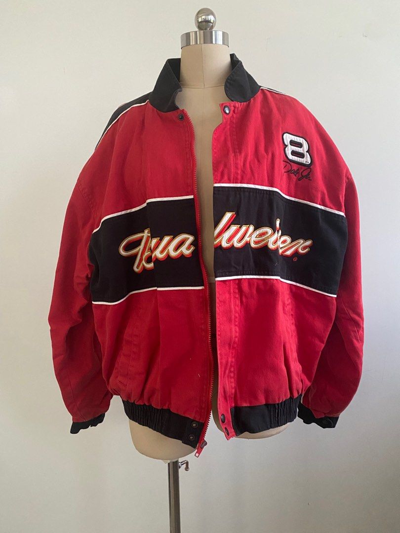 Vintage thrifted Budweiser NASCAR jacket
