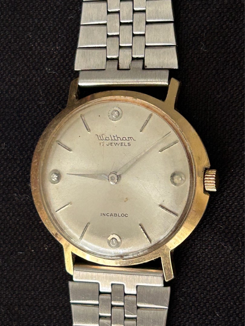 Waltham watch 17 jewels top incabloc