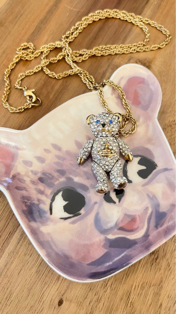 Vivienne Westwood teddy bear necklace Carousell