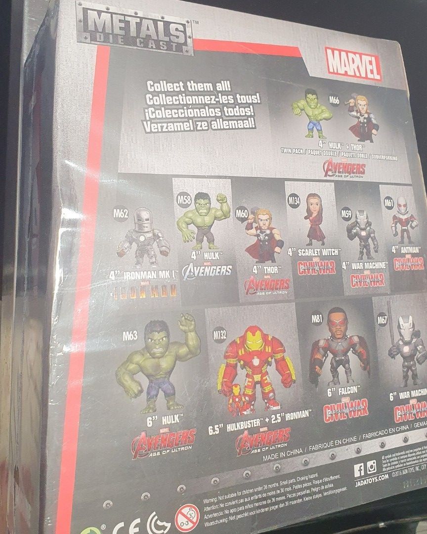 War Machine 6" (Category: Toy Figures) located in Singapore. Submitted by moseaung (Listing ID 1237889629, Image 2). Description: BNIB. Metals Die Cast: War Machine 6" Collect near Wistera mall.