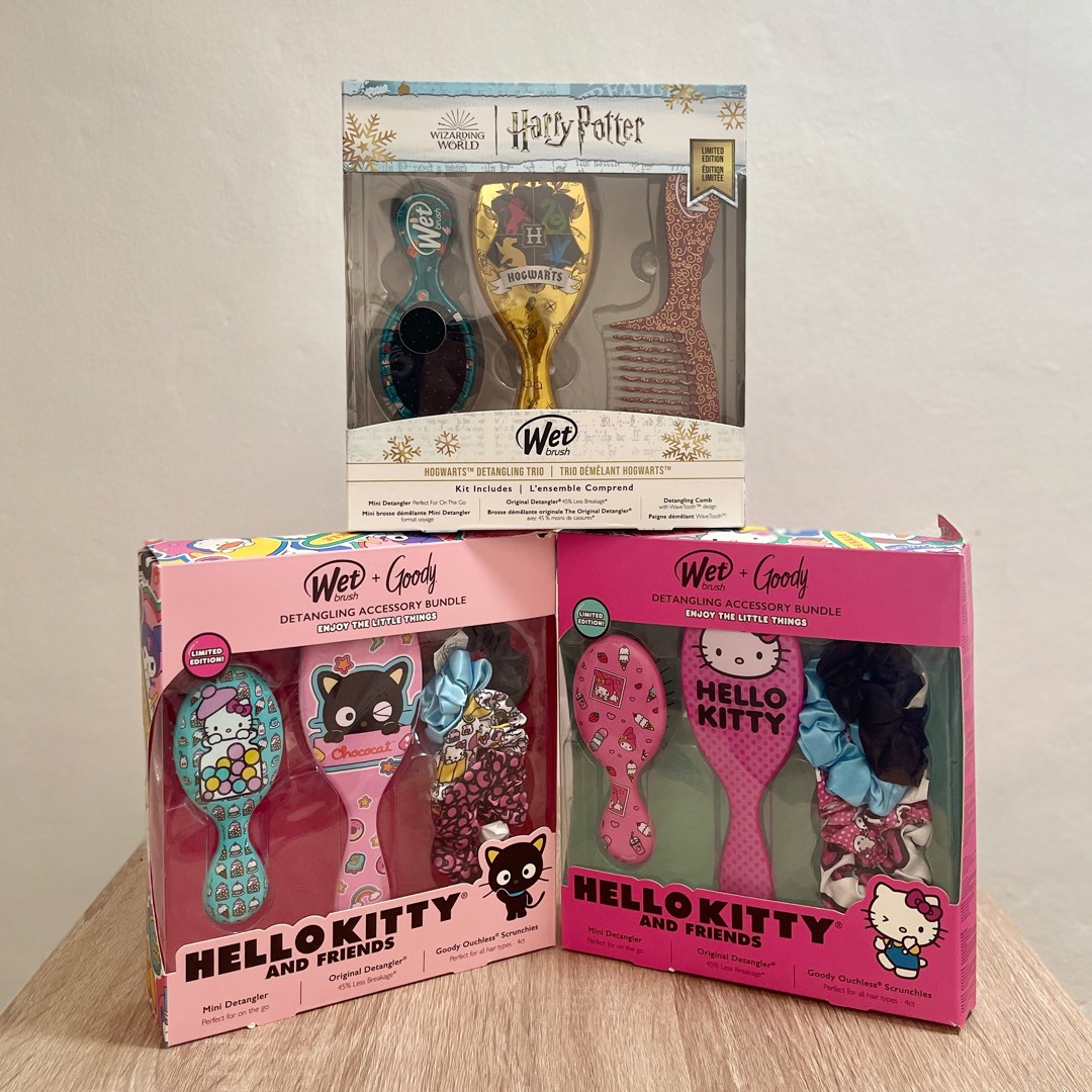 Wet Brush Set Harry Potter, Hello Kitty ₱990 per set on Carousell