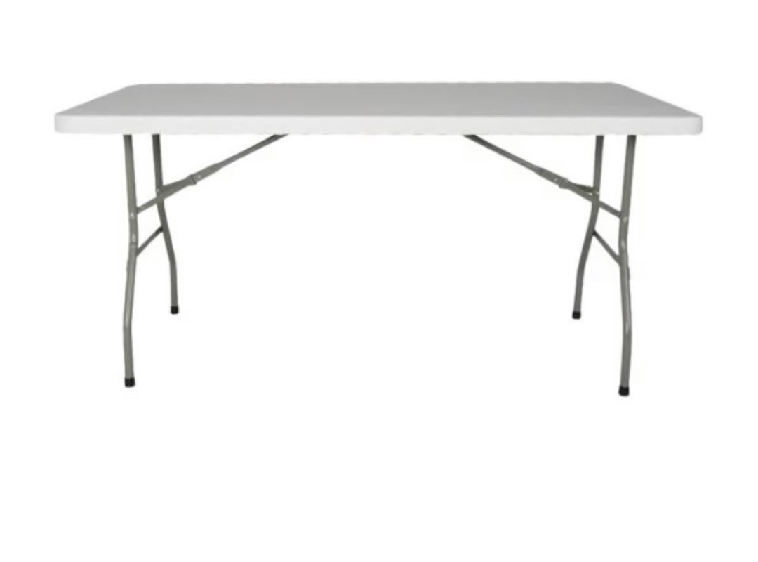 White Foldable Table, Furniture & Home Living, Furniture, Tables & Sets
