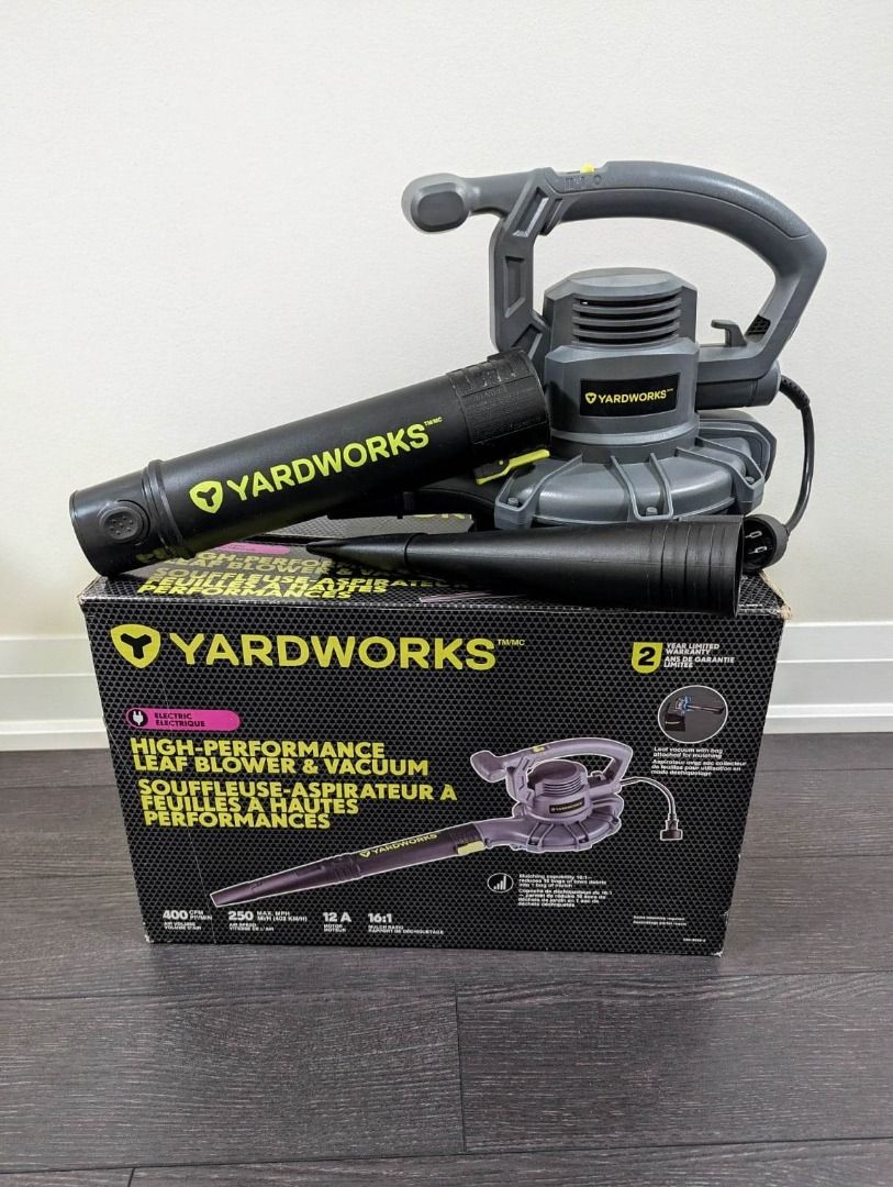 Yardworks electric leaf blower outlet