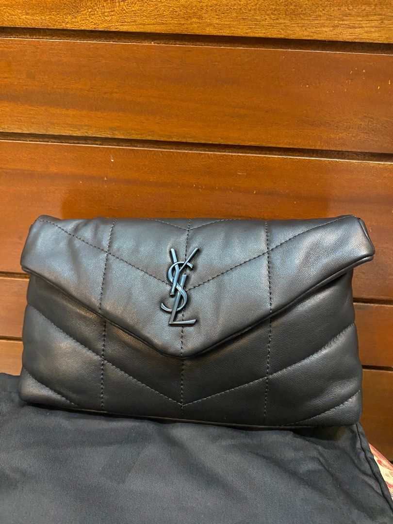 YSL loulou Goatskin leather Small size Coded embossed, Luxury