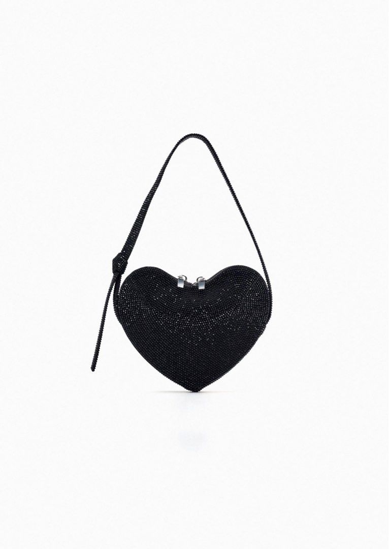 Zara heart shoulder bag
