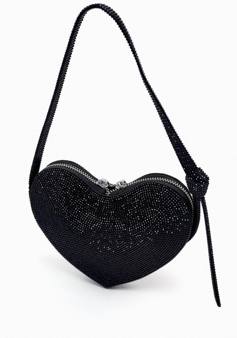 Zara heart shoulder bag