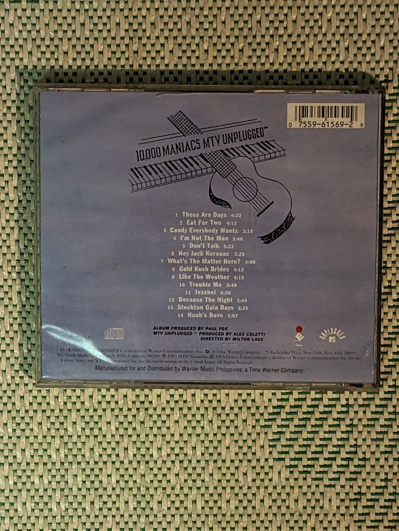 10 000 maniacs mtv unplugged cd on carousell