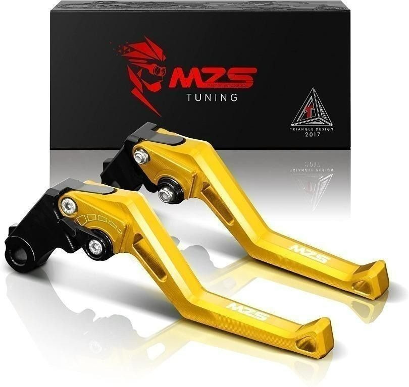 1638) MZS CNC BRAKE CLUTCH LEVERS SET COMPATIBLE YAMAHA MT07/FZ07