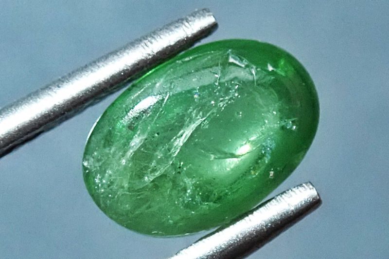 Green hot sale garnet cabochon