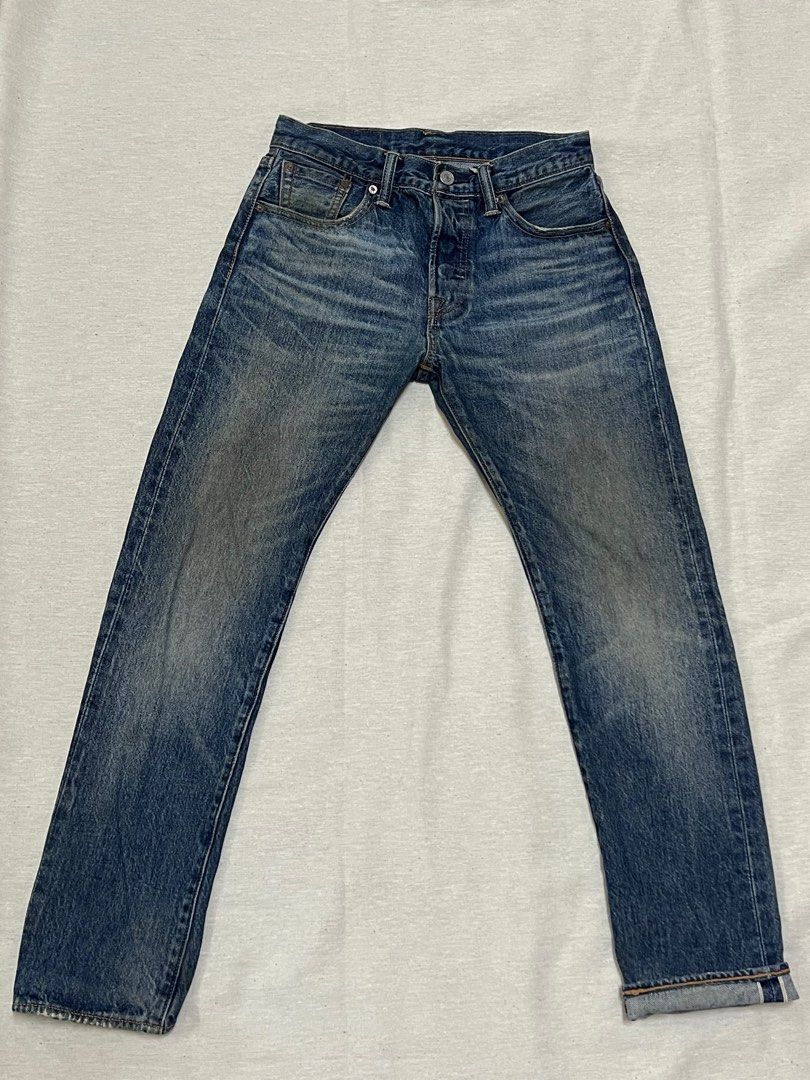 LEVI'S 501 T 赤耳牛仔褲W29, 他的時尚, 褲子, 牛仔褲在旋轉拍賣