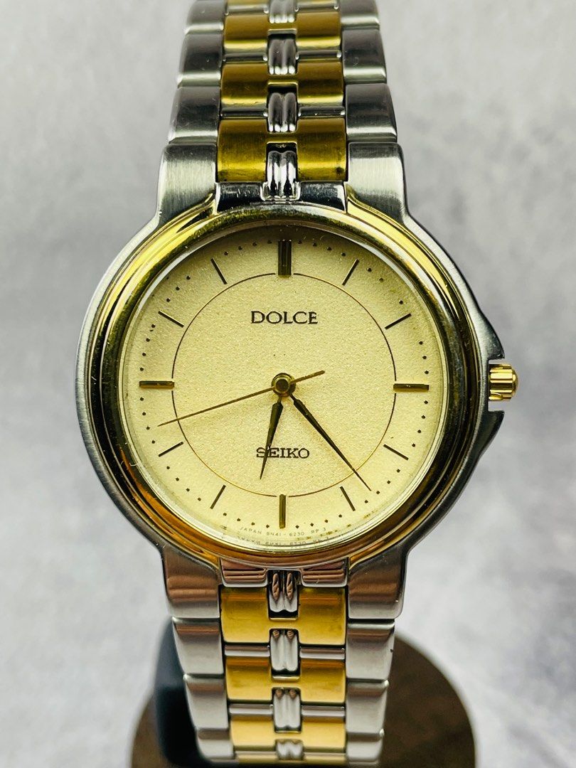 Seiko Dolce Seiko 1990 極上 SEIKO DOLCE SGP30 金メッキ30μ 1990年