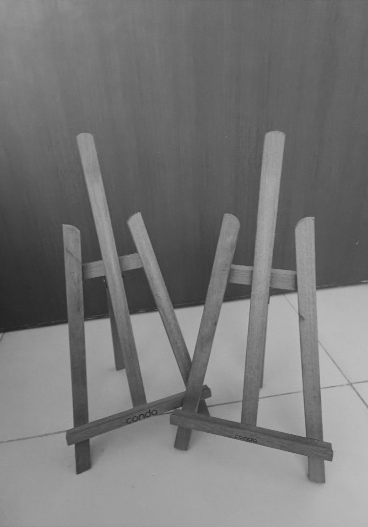 [3x] Wooden Easel Stand Painting Stand Art Display Handcrafts, Hobbies