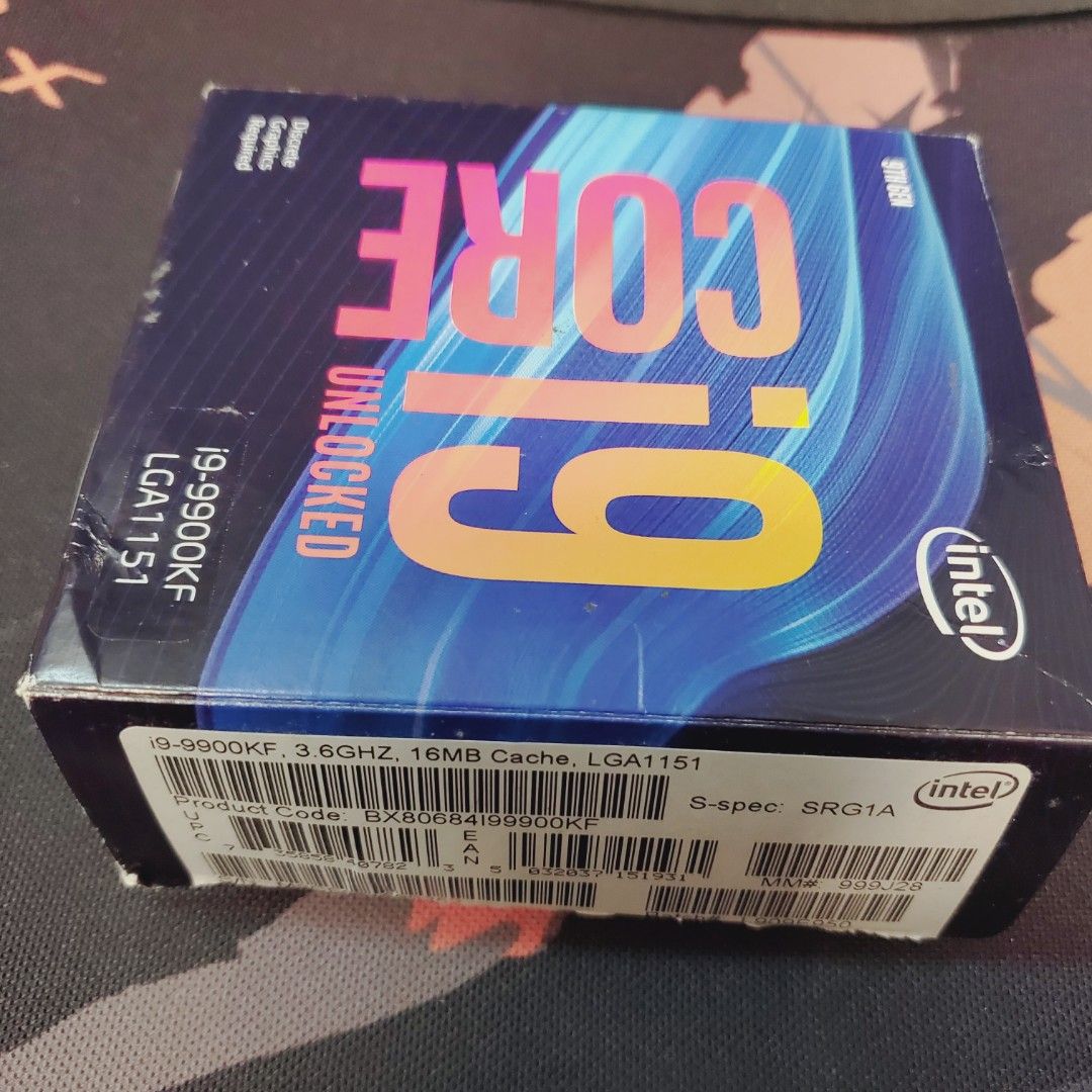 Intel® Core i9-9900KF 處理器 16M 快取記憶體，最高可達 5.00 GHz