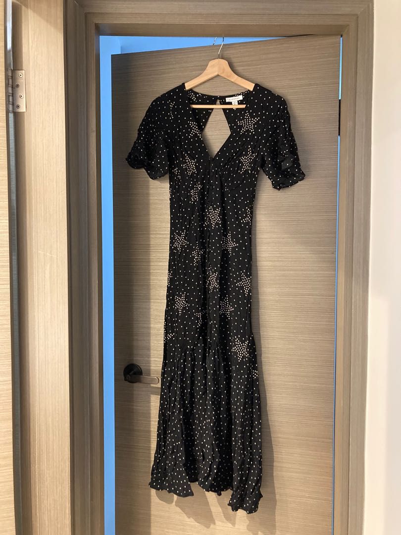 Topshop star button angel sleeve dress online
