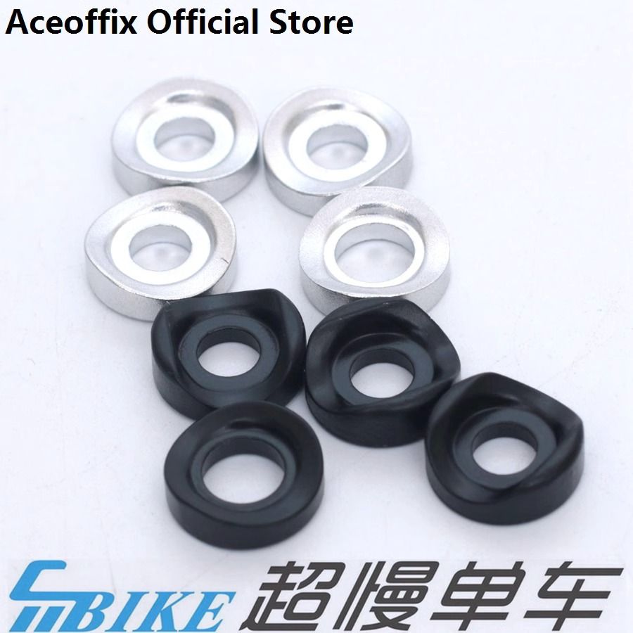 Aceoffix Bicycle Brake Caliper Moon Spacers CNC Aluminium Alloy 5.6g