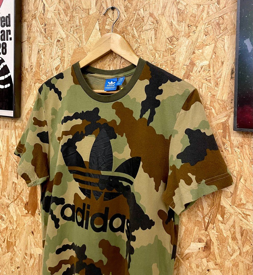 Adidas camo shirt mens outlet