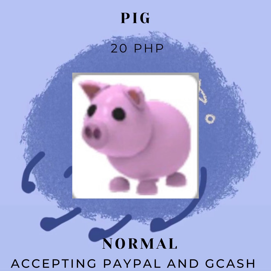 Adopt Me Pets Pig, Video Gaming, Gaming Accessories, InGame Products