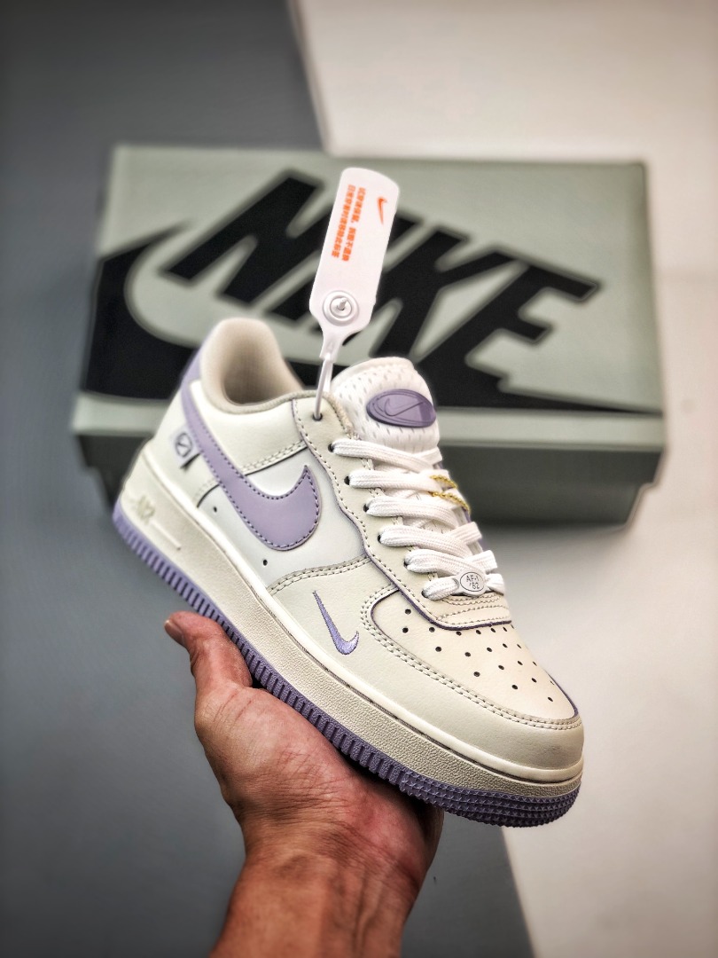 Air Force 1 07 Low 40th Anniversary White Purple Women s Fashion