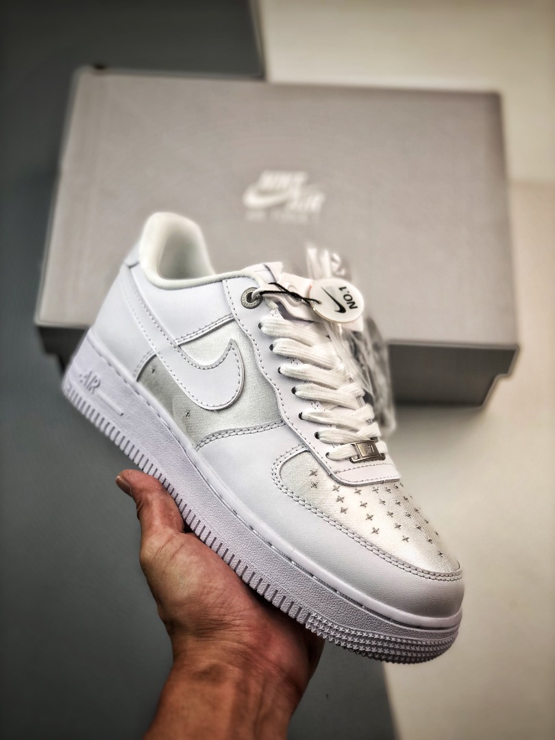 Air Force 1 07 Low ice silk pure white Men s Fashion Footwear