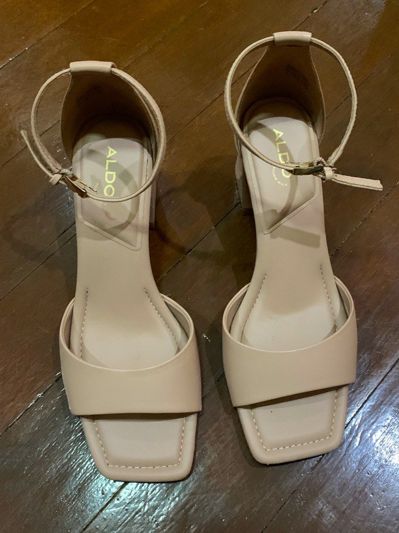 ALDO Nude Heels / Platform Sandals on Carousell