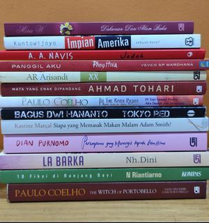 ALL 10k buku ori- Paulo Coelho, Nh Dini, AA Navis dll