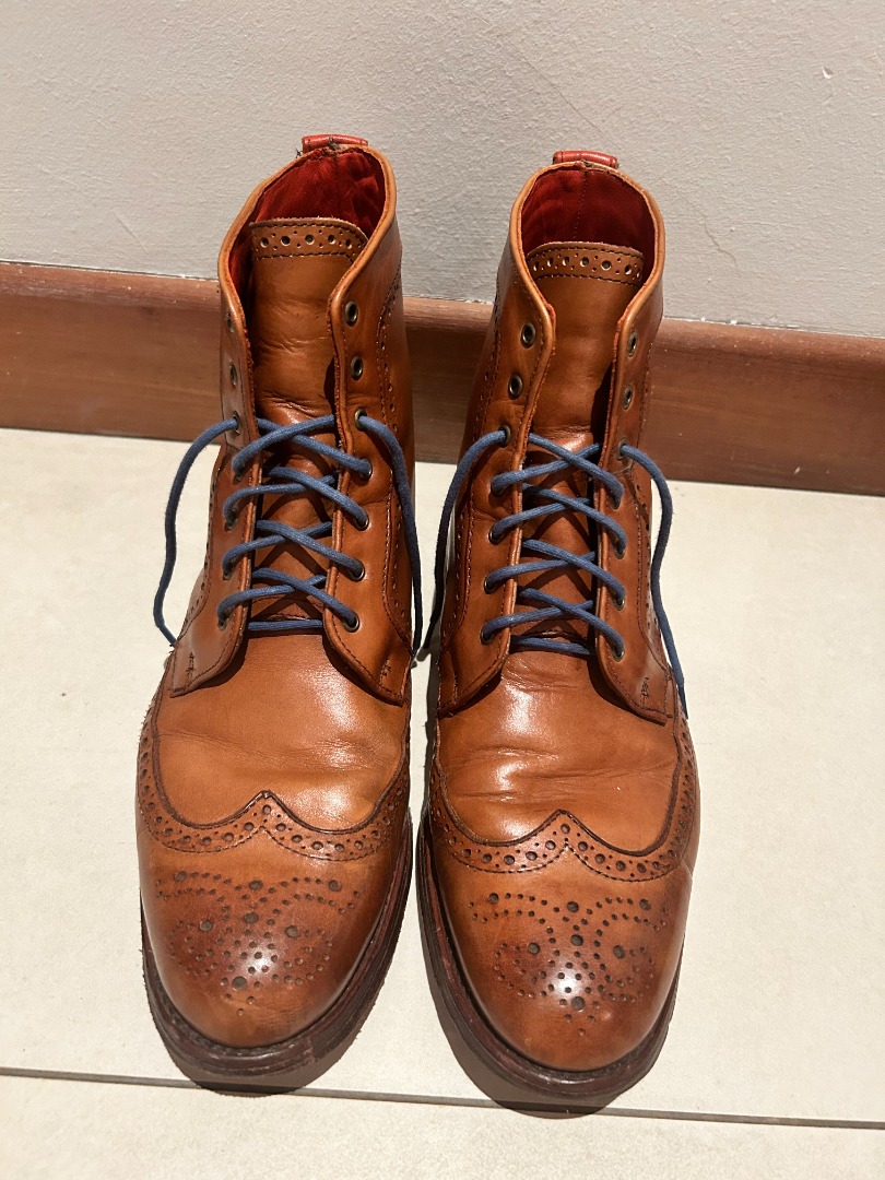 Allen edmonds brogue boots outlet