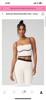 Alo Yoga Airbrush Streamline Bra Tank