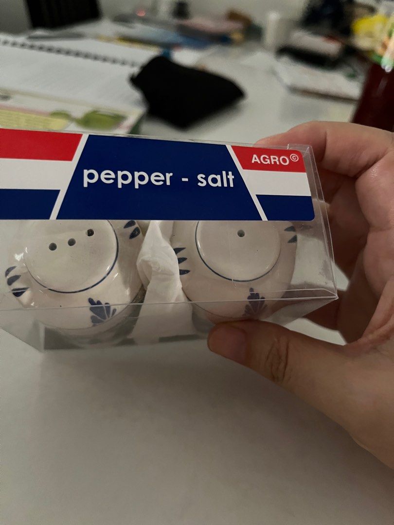Amsterdam pepper and salt shaker, Furniture & Home Living, Kitchenware