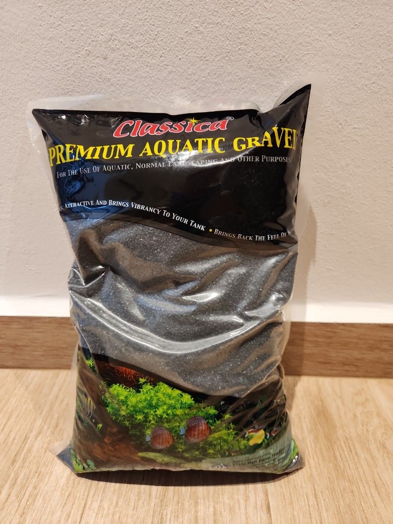 Aquarium black gravel, Pet Supplies, Homes & Other Pet Accessories on