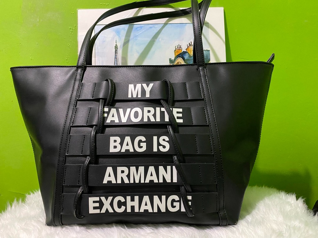 Armani Exchange Shoulder Bag Black
