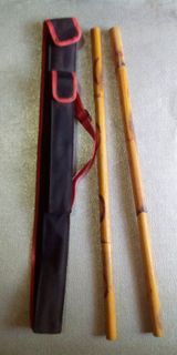 Arnis with carrying case.