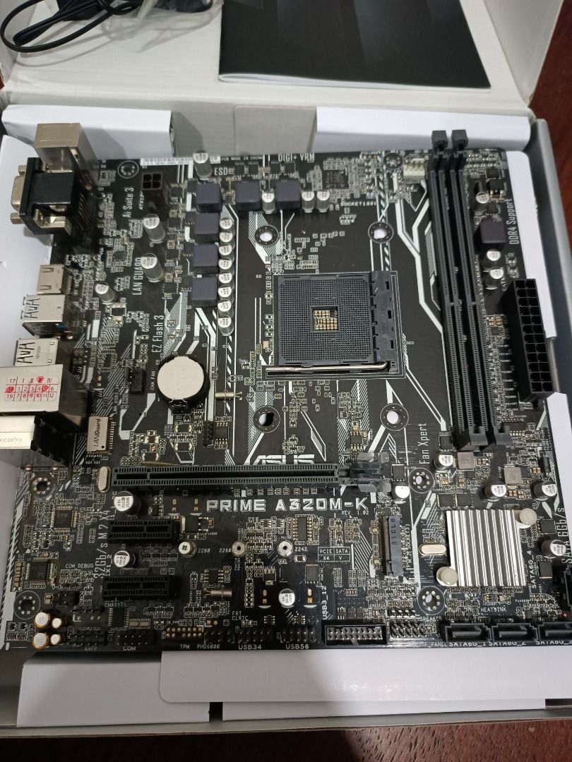 ASUS A320MK Prime Motherboard, Computers & Tech, Parts & Accessories