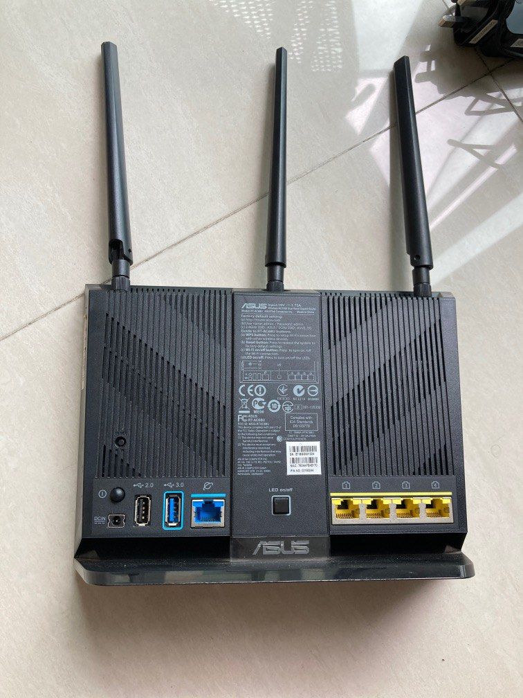 ASUS AC68U gigabit router, Computers & Tech, Parts & Accessories ...