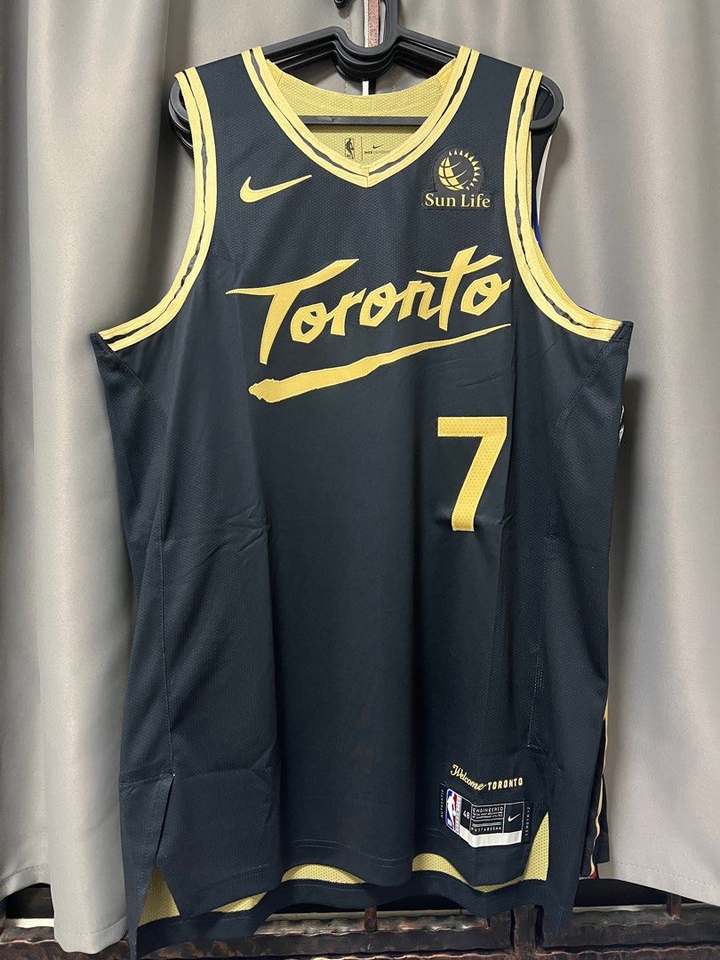 BNWT Nike Toronto Raptors Kyle Lowry Authentic Icon Jersey 40 Small S! Gold  Tab!