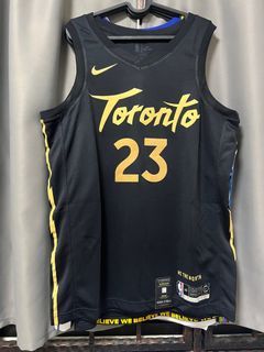 Nike City OVO Toronto Raptors Authentic Fred VanVleet NBA Basketball Jersey  44